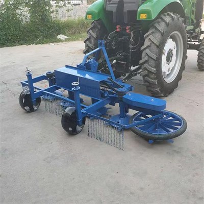 果园用避让式割草机果林茶树除草打草四轮拖拉机带多盘树空避障式