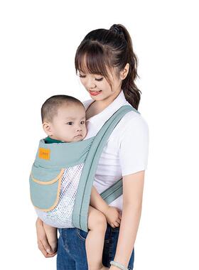 婴儿背带多功能前抱式宝宝抱带前后两用交叉肩带轻便透气简易