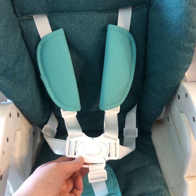 适合爱音C018儿童餐椅安全带五点式坐垫环保材质安全无异味