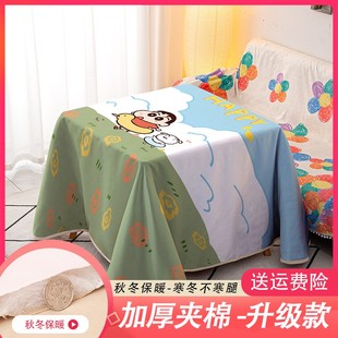 卡通加厚烤火桌子罩套正方形烤火炉电暖J炉桌罩茶几烤火桌布可定