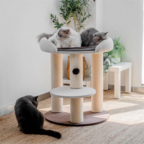 大型猫福音大床猫窝猫树猫爬架一体剑麻布偶缅因猫攀爬大型猫玩具