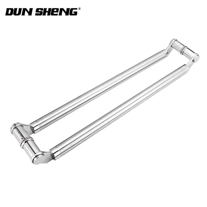 盾盛 玻璃门拉手 刀头拉手弯刀型大门拉手304不锈钢加厚现代把手