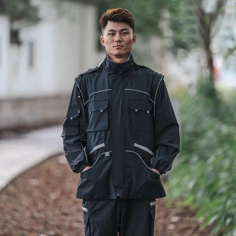 训犬服套装工作犬训练服多口袋透气防抓袖子可拆训导员助训马甲
