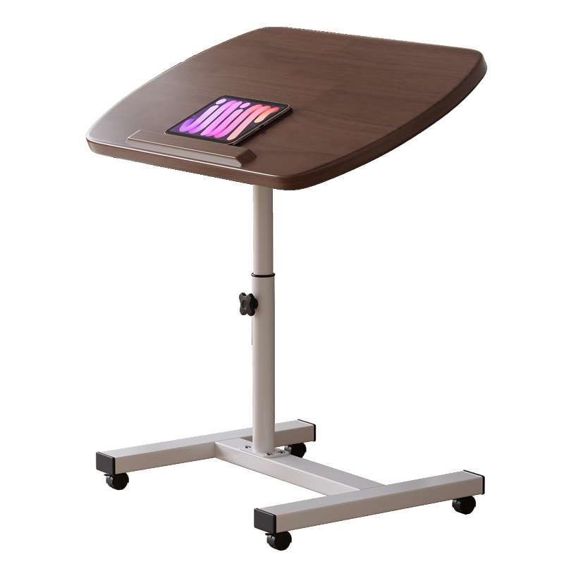 沙发边几角几升降办公学习电脑桌实木床边桌可移动折叠茶几小桌子