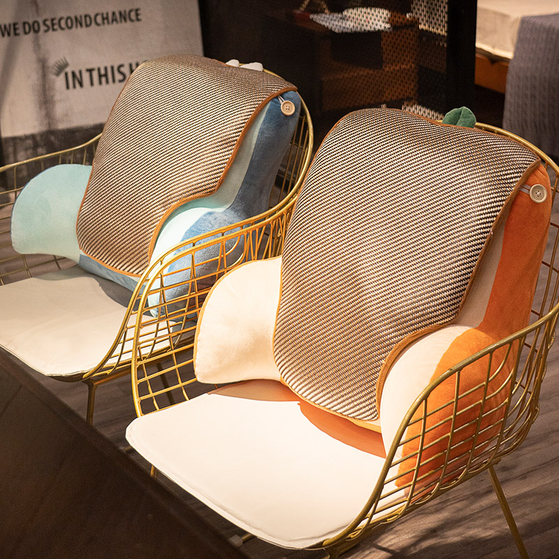 夏季凉席腰垫腰枕办公室久坐护腰靠垫椅子座椅靠枕孕妇床上靠背垫