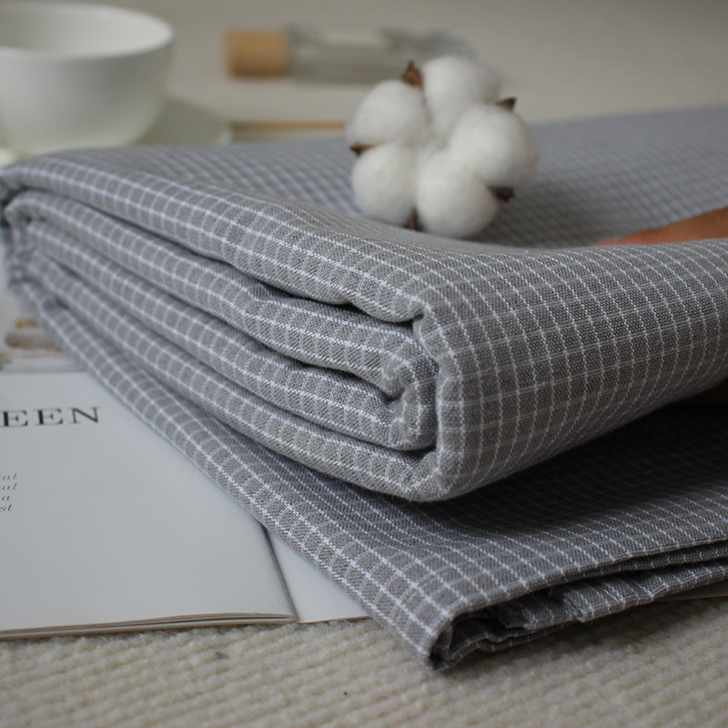 山东老粗布牀单 纯棉1米8牀一米五双人单人灰色麻布不起皱不跑牀,床上用品,床单,淘宝优惠券,粉丝福利购,淘宝优惠卷