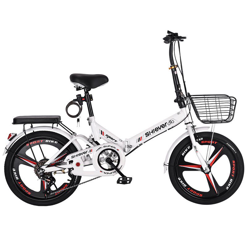 新款折叠自行车超轻便携20寸22成人上班减震变速男女式学生免安装