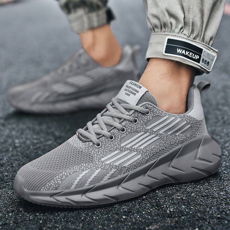 秋季男鞋大头鞋脚肥宽胖脚板鞋男加宽头运动休闲鞋高脚背跑步鞋子