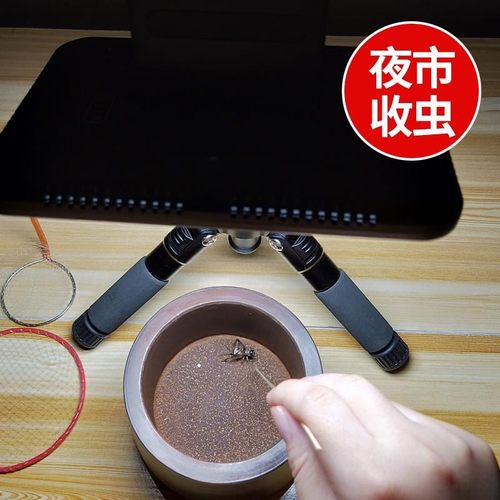 蛐蛐 蟋蟀拍照补光灯 收t虫专用灯  三脚架 配送7800毫安电池