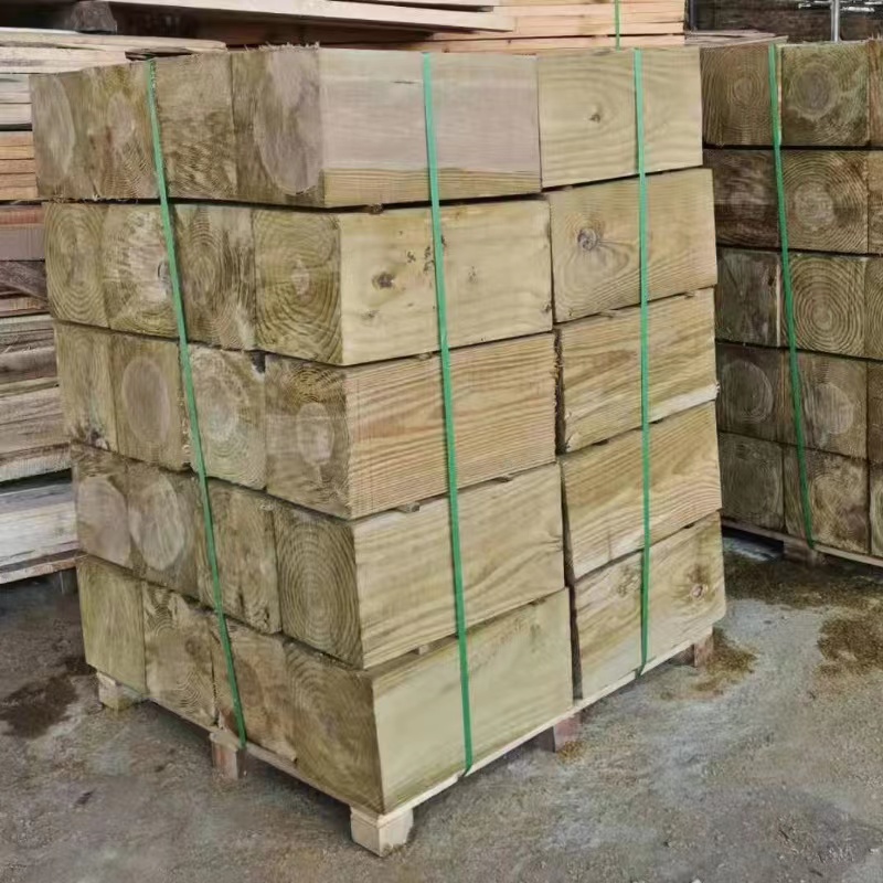 清远定制铁路枕木吊车机械垫木水泥轨枕矿用木方枕木园林建筑木方