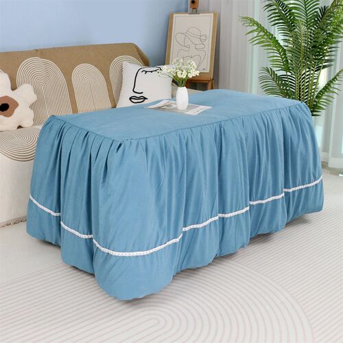 纯色百搭烤火被烤火m罩电暖桌罩套正方形取暖桌茶几加厚烤火被罩