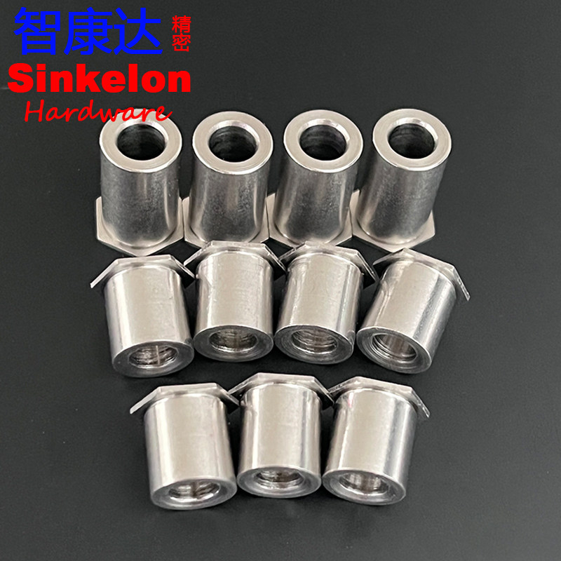 304不锈钢无螺纹光孔无牙通孔压铆螺柱铆螺母柱SOS 84.1*L