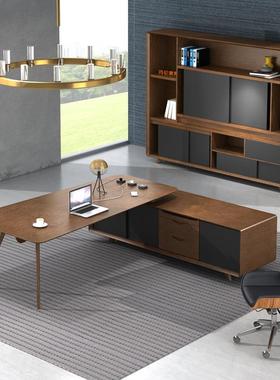 办公约42252家理具老板桌简现代创意烤漆办公桌人大班台总单经桌