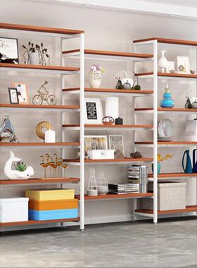 现客代多层超市架货 示铁艺商品展架厅置物架 可调节落地AL-59356