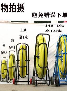 电工穿线器引线器管道光器缆穿管神器室外66648玻璃神拉钢疏通线
