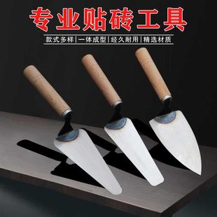 kt新款 一体成型灰刀抹刀皿刀皿DEN子灰匙刀砌砖刀泥抹子油灰抹泥