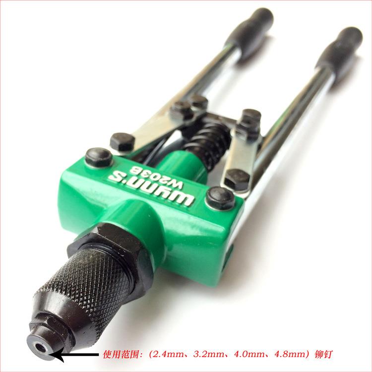 威力狮430MM双把抽芯拉铆枪帽 柳钉枪 拉 拉钉枪 拉枪帽 枪 W2NIB