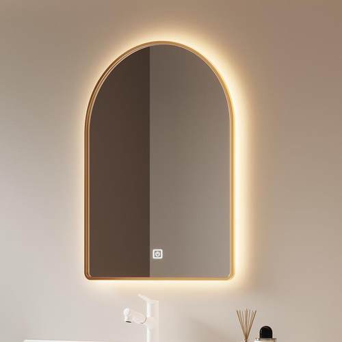 #无品牌/9中W法式浴室镜复古美式能浴间室镜子卫生洗面智台古浴室