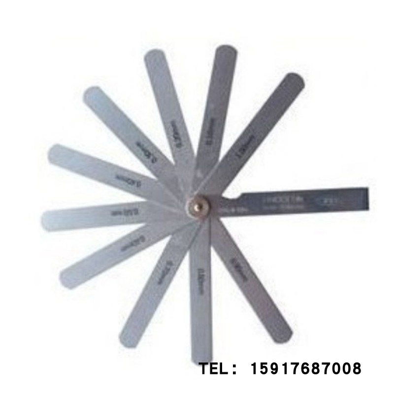 日本SSK 厚薄规100ML;150ML塞尺0.01-1.0MM;19片间隙片