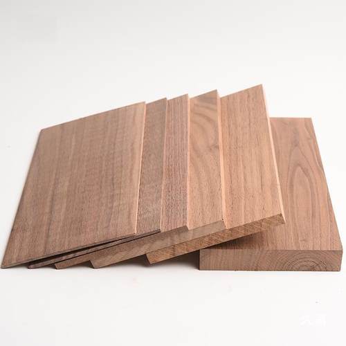 北美黑桃木实无品牌/木薄片激光刻字切木胡割模型船模手工DIY板原