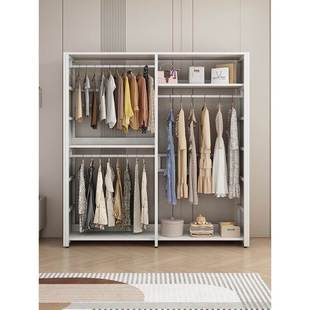 开放式 组衣帽间衣室储物 衣698帽架落地卧挂衣架小户型置柜物架装