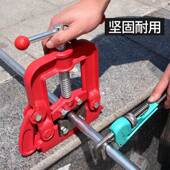 龙门钳夹管虎龙压钳力台镀锌管钳台55553虎管子钳门架钳重型水管