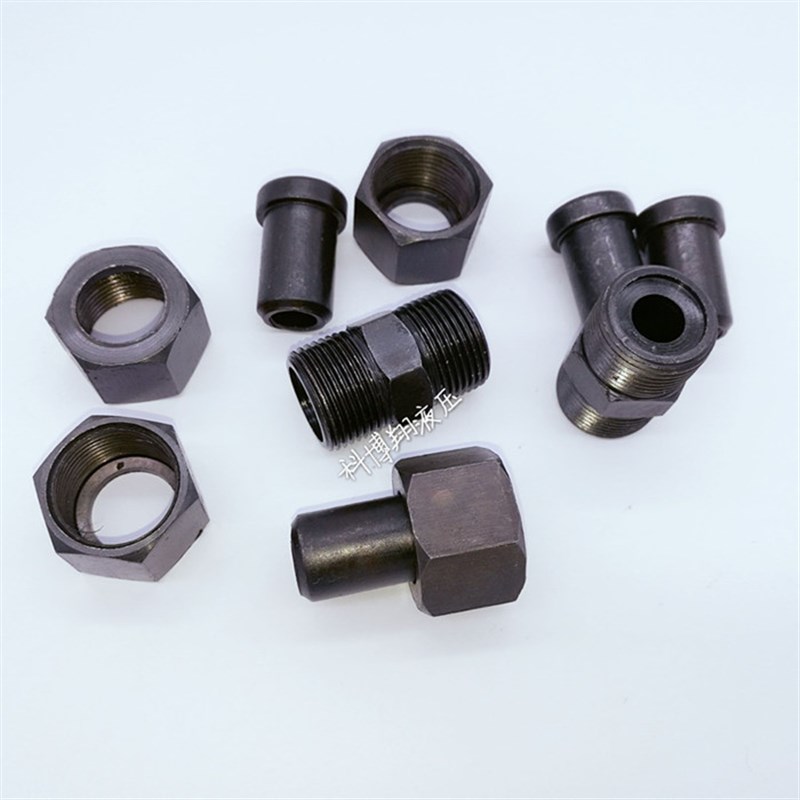 油管接头液压接头外丝焊管接头管接头M22*1.5A/M18*1.5焊接接头