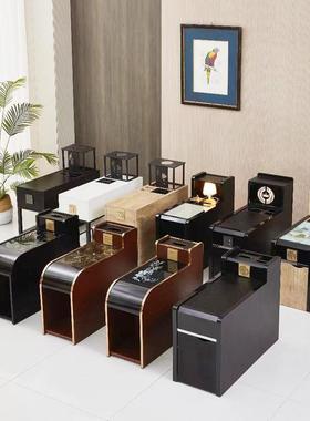 足浴茶浴几柜几经型沐足济洗脚按摩足沙发边几柜AL102396小茶足疗