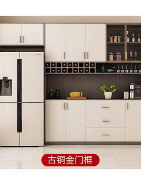 餐边柜现代简约冰客厅茶水家用柜酒柜体KX-65326一置物厨房箱柜储