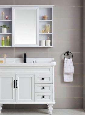 简约防水卫间落生地式洗盆洗脸洗洗面手池漱台盆镜柜KX-58823卫浴