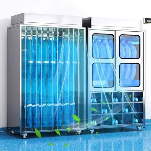 不锈钢洁净净衣消柜无尘化车间鞋柜百净级FFyx2U化除尘紫外线毒衣