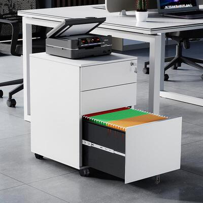 steel obZY-HDG01ile pedestal filing cbinet 3 adrawer Smide o