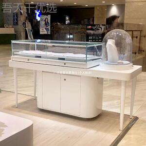 珠宝展PTQ示玉器饰展首柜商场产品陈列柜玻璃柜台银品饰玉石