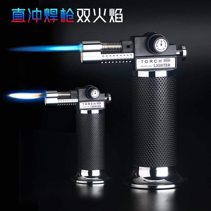 便捷微型焊枪防风直冲打火机喷火枪点烟香雪茄艾灸艾条艾柱点火