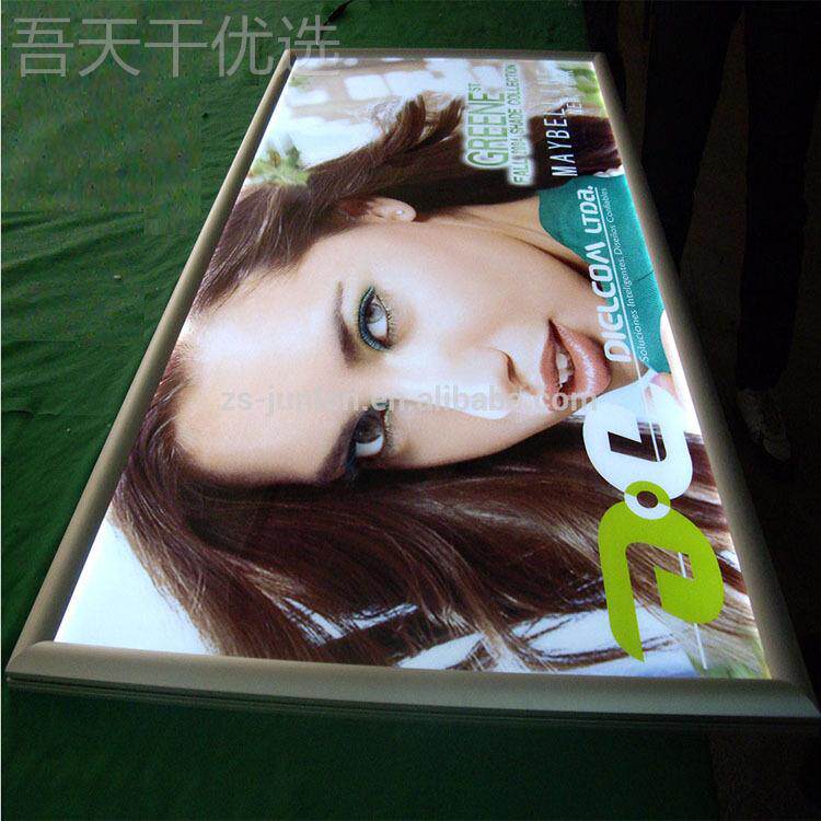 超薄广告灯箱 高亮度铝质翻JL-D-L1盖le d灯箱箱 led导光板灯家厂