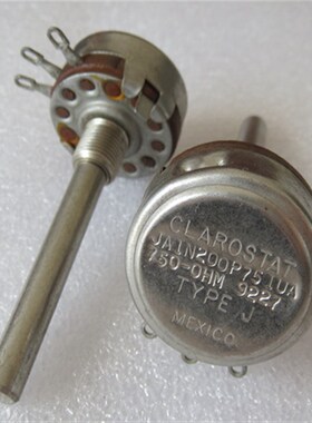 JA1N200P751UA进口美国CLAROSTAT古董AB 750欧电位器圆柄柄长51MM