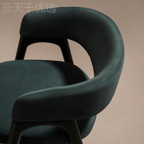 意式轻奢高端餐椅设家用约扶现代酒店计师餐厅靠背椅简子家用JLC