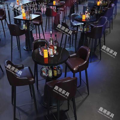 酒吧清吧KTV发光桌椅夜店子吧台椅台厅沙发高MZD卡座吧桌椅组球合