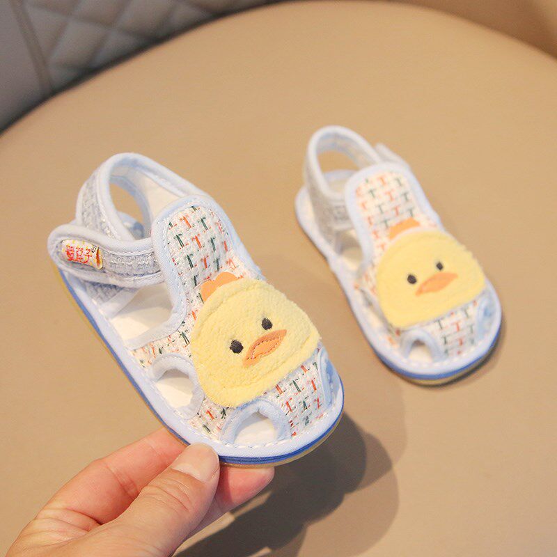 2025新款儿童凉鞋男童布鞋宝宝室内鞋夏天小凉鞋婴儿夏季鞋子女宝