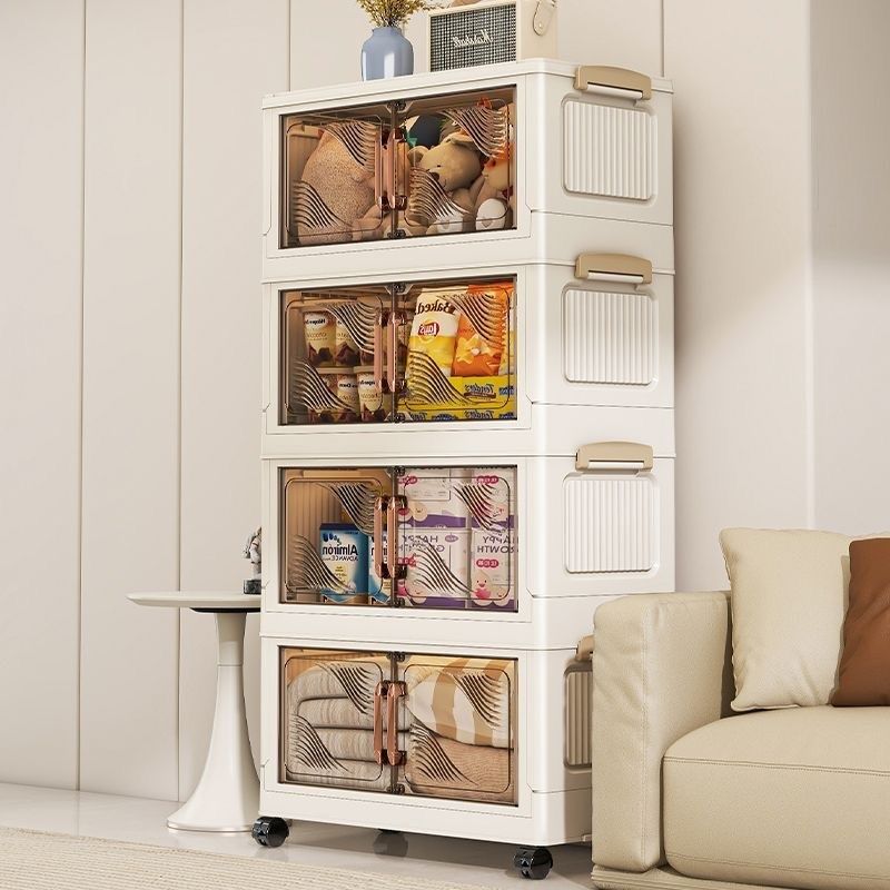 免安装收纳柜带轮儿童宝宝衣柜玩具整理箱厨房浴室储物柜书柜多层,收纳整理,鞋柜,淘宝优惠券,粉丝福利购,淘宝优惠卷