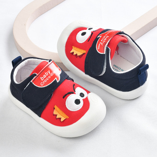宝宝学步鞋女春秋季婴n儿鞋0-12-3岁幼儿软底防滑不掉男宝宝鞋
