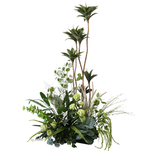 小型绿植造景装饰花卉仿真植物盆栽摆件办公室服装店角落花堆布景