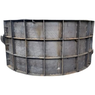 定制风电发电基础模板八角风电基座模具水泥承台圆弧形定型钢模