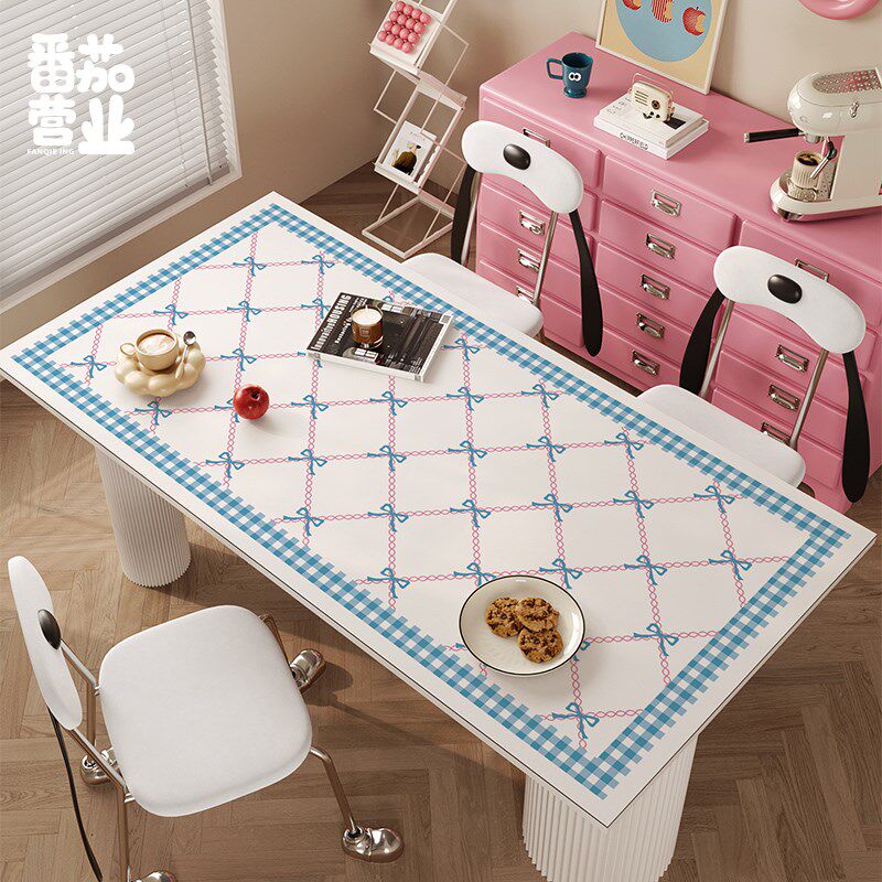 皮革餐桌垫免洗擦桌布防水桌面隔热杯垫保护垫in茶几垫书桌垫