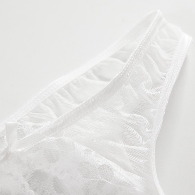 法式内裤女新款秋冬季性感法式蕾丝薄款御姐风低腰无痕丁字裤