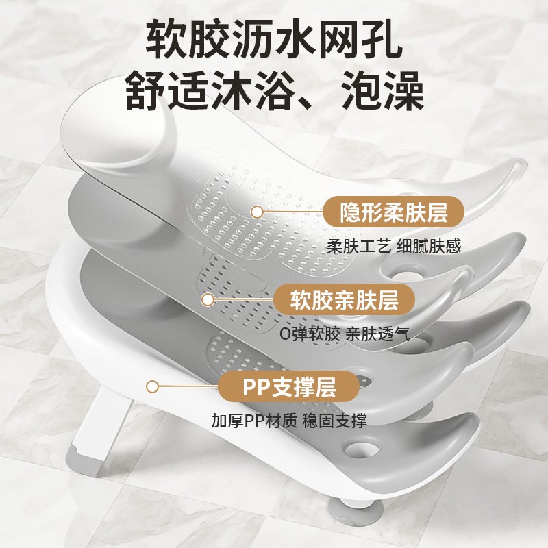 婴儿洗屁股神器宝宝洗屁屁支架洗澡躺托女宝女孩洗屁股的洗臭臭盆