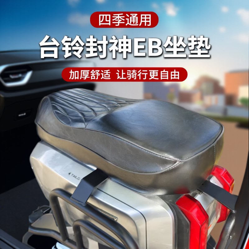 台铃封神EB坐垫电动车座垫加厚柔软舒适记忆海绵外卖车改装配件