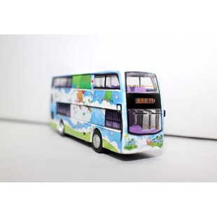 Tiny 12微影Art Bus ENVIRO 400 浦飞路23香港海洋馆艺术巴士模型