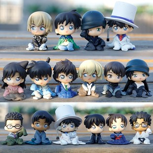 柯南基德工藤新一毛利兰安室透手办扭蛋车载摆件公仔周边六一礼物