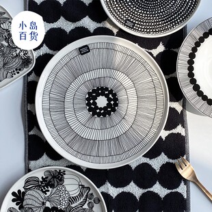 芬兰marimekko城市花园杯子盘碗碟Siirtolapuutarha北欧餐具深盘
